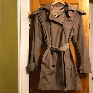 Authentic Burberry Brit Sisal Trench Coat